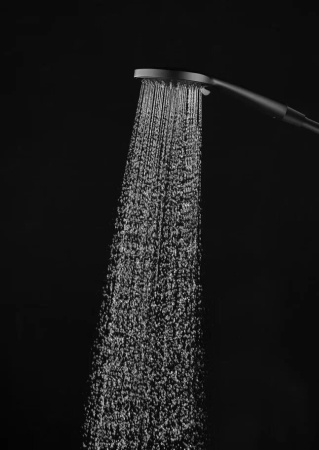 Душевая система с изливом Arrow AG3317SHMB черный